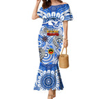 Custom North Melbourne Kangaroos NAIDOC Week 2024 Mermaid Dress Mascot Football