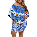 Custom North Melbourne Kangaroos NAIDOC Week 2024 Off Shoulder Short Dress Mascot Football