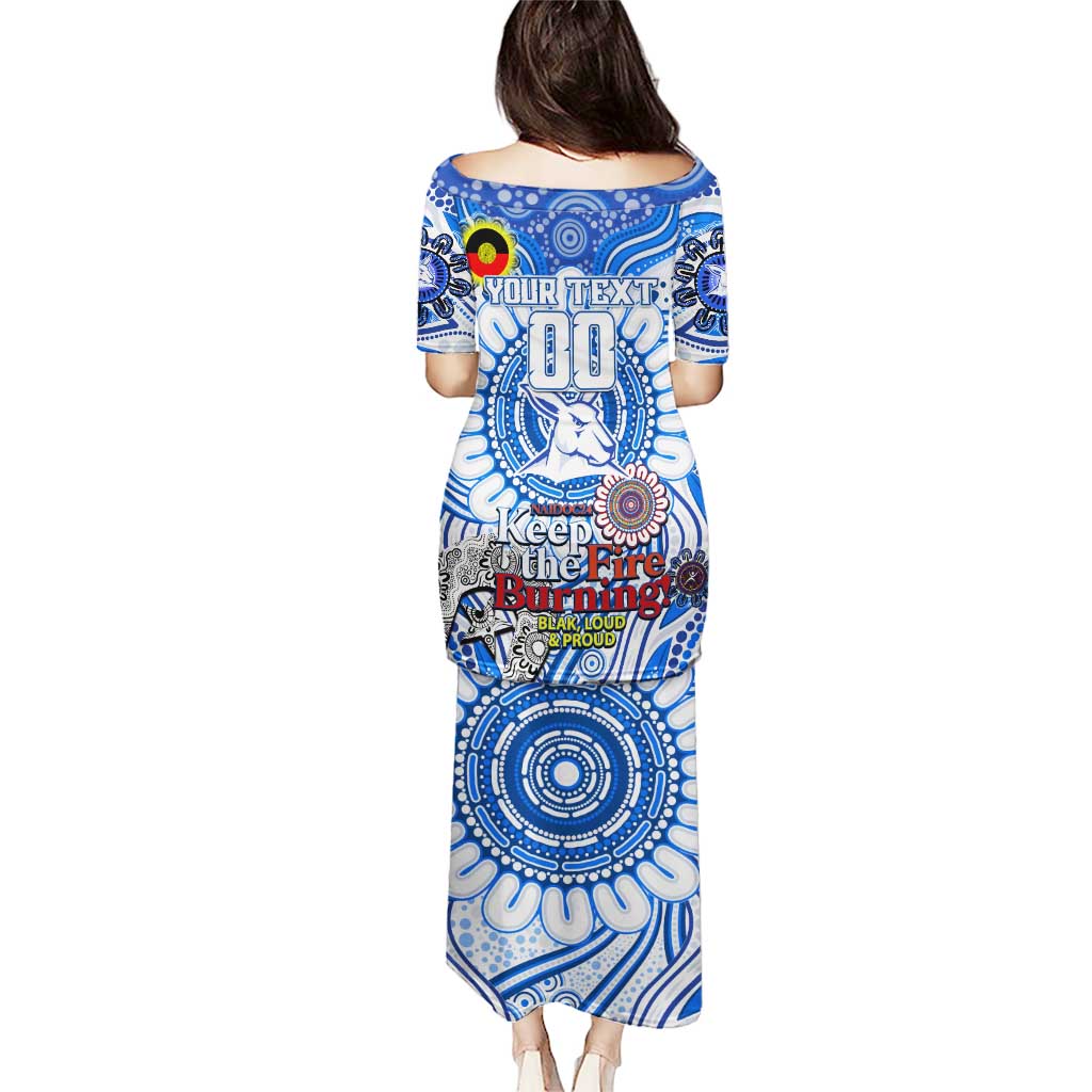 Custom North Melbourne Kangaroos NAIDOC Week 2024 Puletasi Mascot Football