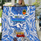 North Melbourne Kangaroos NAIDOC Week 2024 Quilt Mascot Football