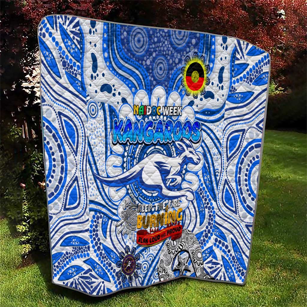 North Melbourne Kangaroos NAIDOC Week 2024 Quilt Mascot Football