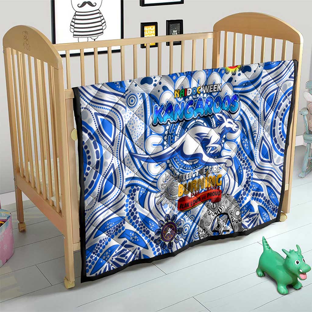 North Melbourne Kangaroos NAIDOC Week 2024 Quilt Mascot Football