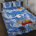 North Melbourne Kangaroos NAIDOC Week 2024 Quilt Bed Set Mascot Football