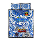 North Melbourne Kangaroos NAIDOC Week 2024 Quilt Bed Set Mascot Football