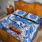 North Melbourne Kangaroos NAIDOC Week 2024 Quilt Bed Set Mascot Football