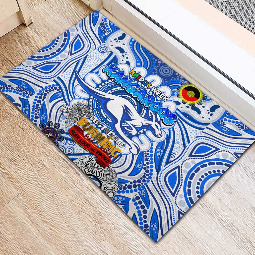 North Melbourne Kangaroos NAIDOC Week 2024 Rubber Doormat Mascot Football