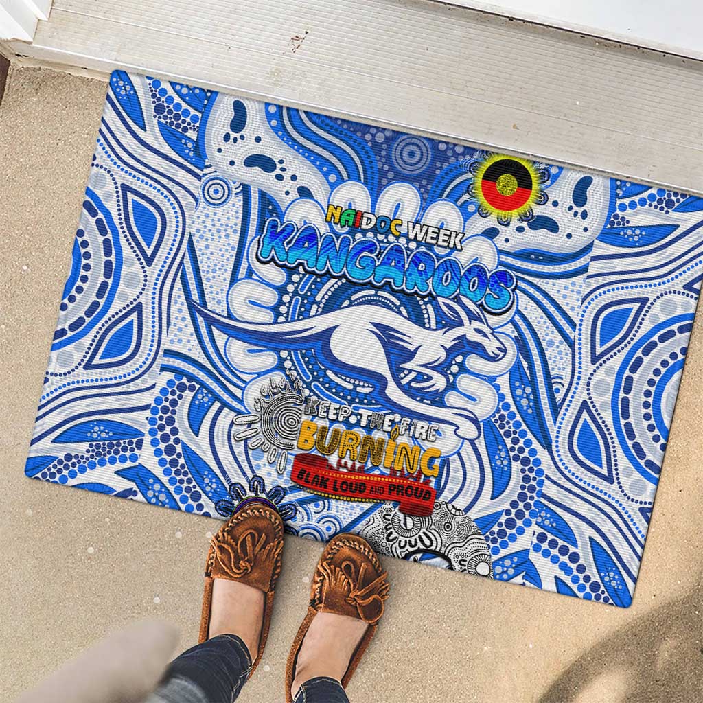 North Melbourne Kangaroos NAIDOC Week 2024 Rubber Doormat Mascot Football