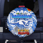 North Melbourne Kangaroos NAIDOC Week 2024 Spare Tire Cover Mascot Football