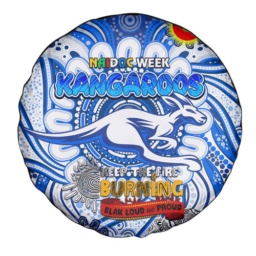 North Melbourne Kangaroos NAIDOC Week 2024 Spare Tire Cover Mascot Football