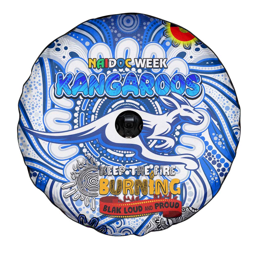 North Melbourne Kangaroos NAIDOC Week 2024 Spare Tire Cover Mascot Football