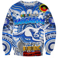 Custom North Melbourne Kangaroos NAIDOC Week 2024 Sweatshirt Mascot Football