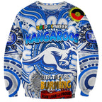 Custom North Melbourne Kangaroos NAIDOC Week 2024 Sweatshirt Mascot Football
