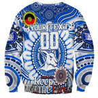 Custom North Melbourne Kangaroos NAIDOC Week 2024 Sweatshirt Mascot Football