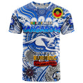 Custom North Melbourne Kangaroos NAIDOC Week 2024 T Shirt Mascot Football