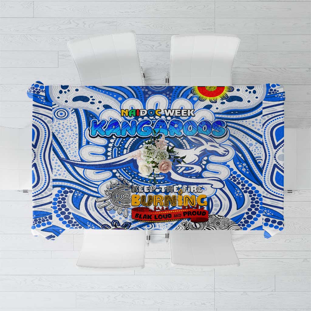 North Melbourne Kangaroos NAIDOC Week 2024 Tablecloth Mascot Football