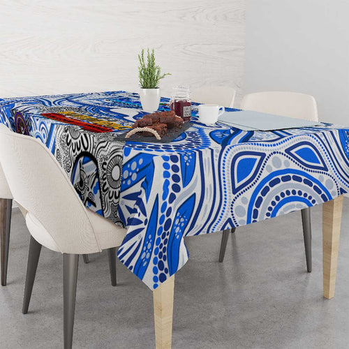 North Melbourne Kangaroos NAIDOC Week 2024 Tablecloth Mascot Football