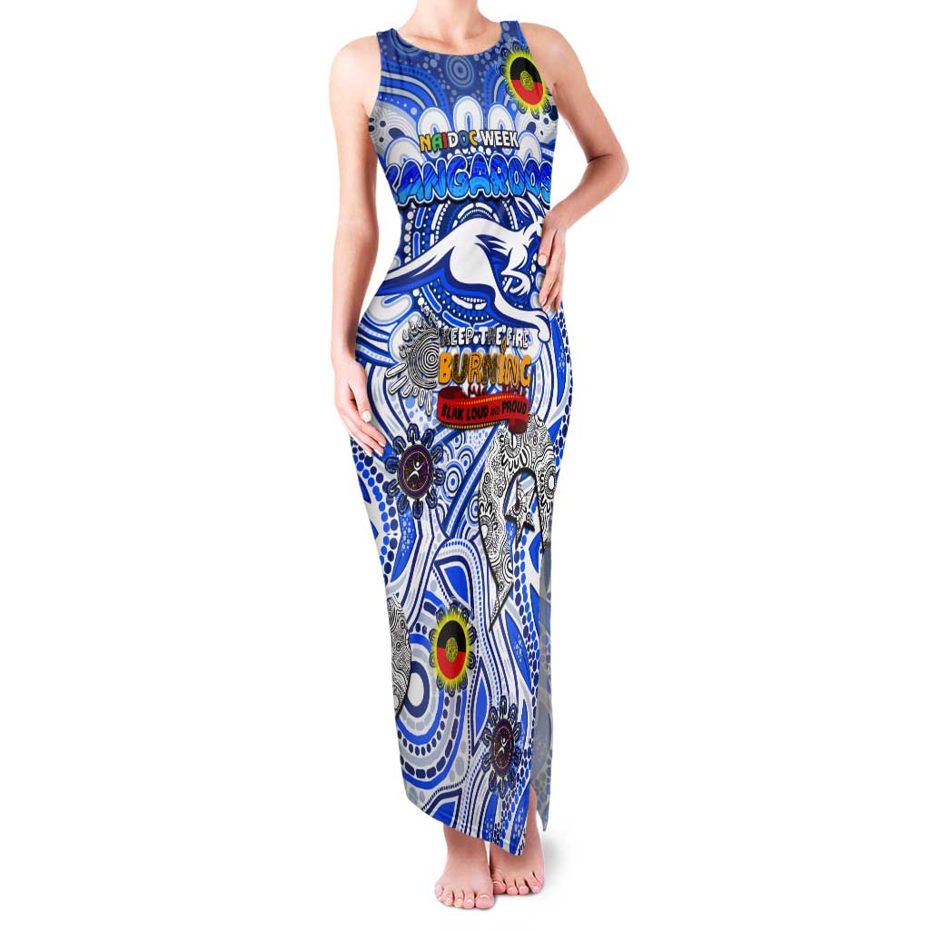 Custom North Melbourne Kangaroos NAIDOC Week 2024 Tank Maxi Dress Mascot Football