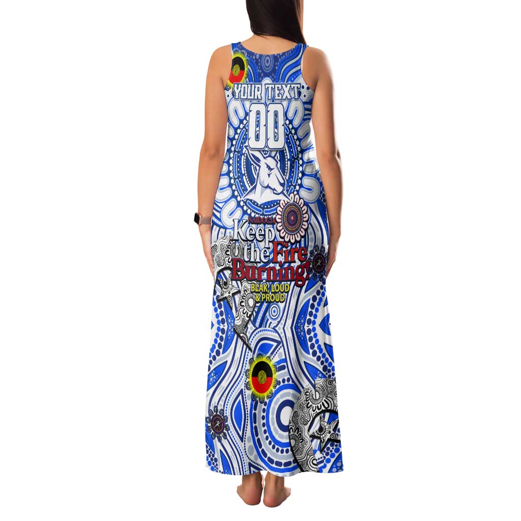 Custom North Melbourne Kangaroos NAIDOC Week 2024 Tank Maxi Dress Mascot Football