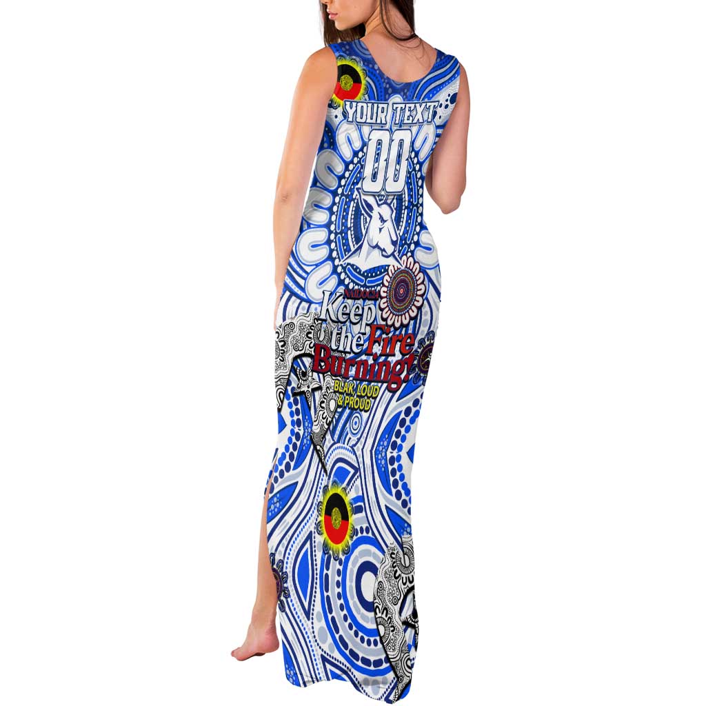 Custom North Melbourne Kangaroos NAIDOC Week 2024 Tank Maxi Dress Mascot Football