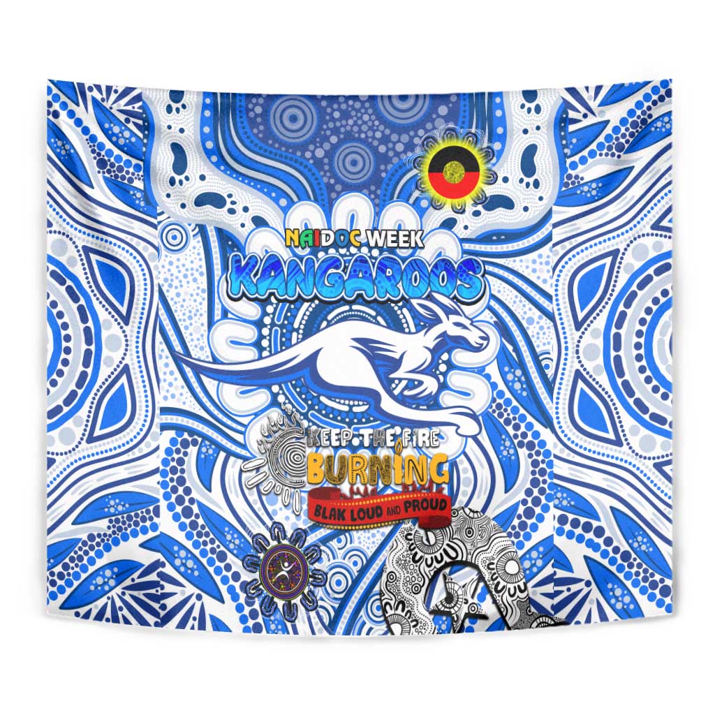 North Melbourne Kangaroos NAIDOC Week 2024 Tapestry Mascot Football