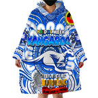 Custom North Melbourne Kangaroos NAIDOC Week 2024 Wearable Blanket Hoodie Mascot Football