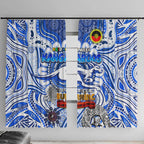 North Melbourne Kangaroos NAIDOC Week 2024 Window Curtain Mascot Football