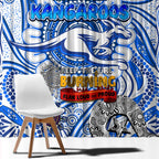 North Melbourne Kangaroos NAIDOC Week 2024 Window Curtain Mascot Football