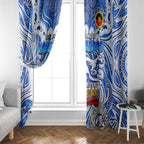 North Melbourne Kangaroos NAIDOC Week 2024 Window Curtain Mascot Football