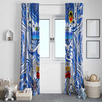 North Melbourne Kangaroos NAIDOC Week 2024 Window Curtain Mascot Football