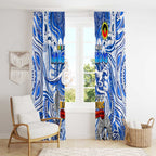 North Melbourne Kangaroos NAIDOC Week 2024 Window Curtain Mascot Football