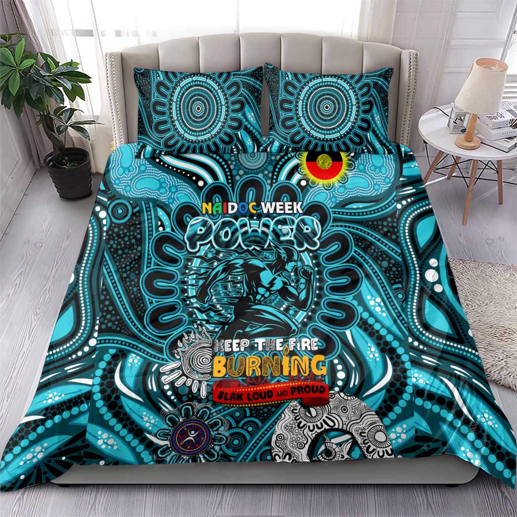 Port Adelaide Power NAIDOC Week 2024 Bedding Set Mascot Football