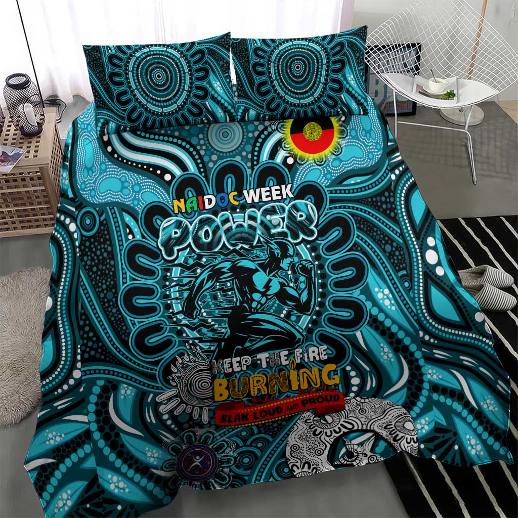 Port Adelaide Power NAIDOC Week 2024 Bedding Set Mascot Football