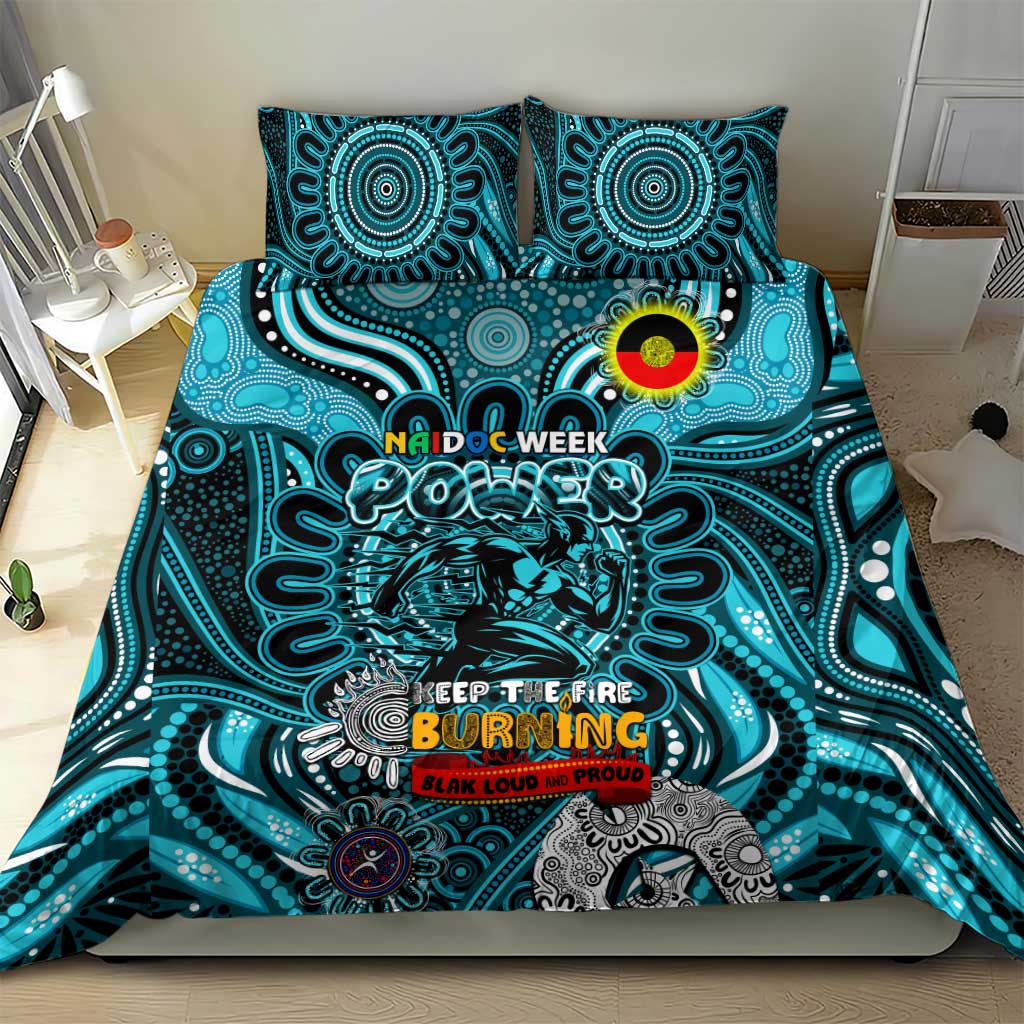 Port Adelaide Power NAIDOC Week 2024 Bedding Set Mascot Football