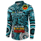 Custom Port Adelaide Power NAIDOC Week 2024 Button Sweatshirt Mascot Football