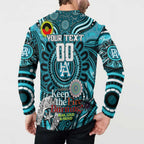 Custom Port Adelaide Power NAIDOC Week 2024 Button Sweatshirt Mascot Football
