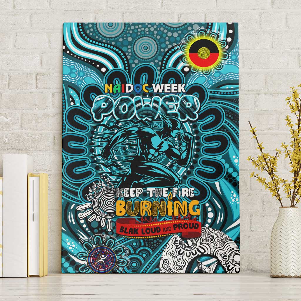 Port Adelaide Power NAIDOC Week 2024 Canvas Wall Art Mascot Football