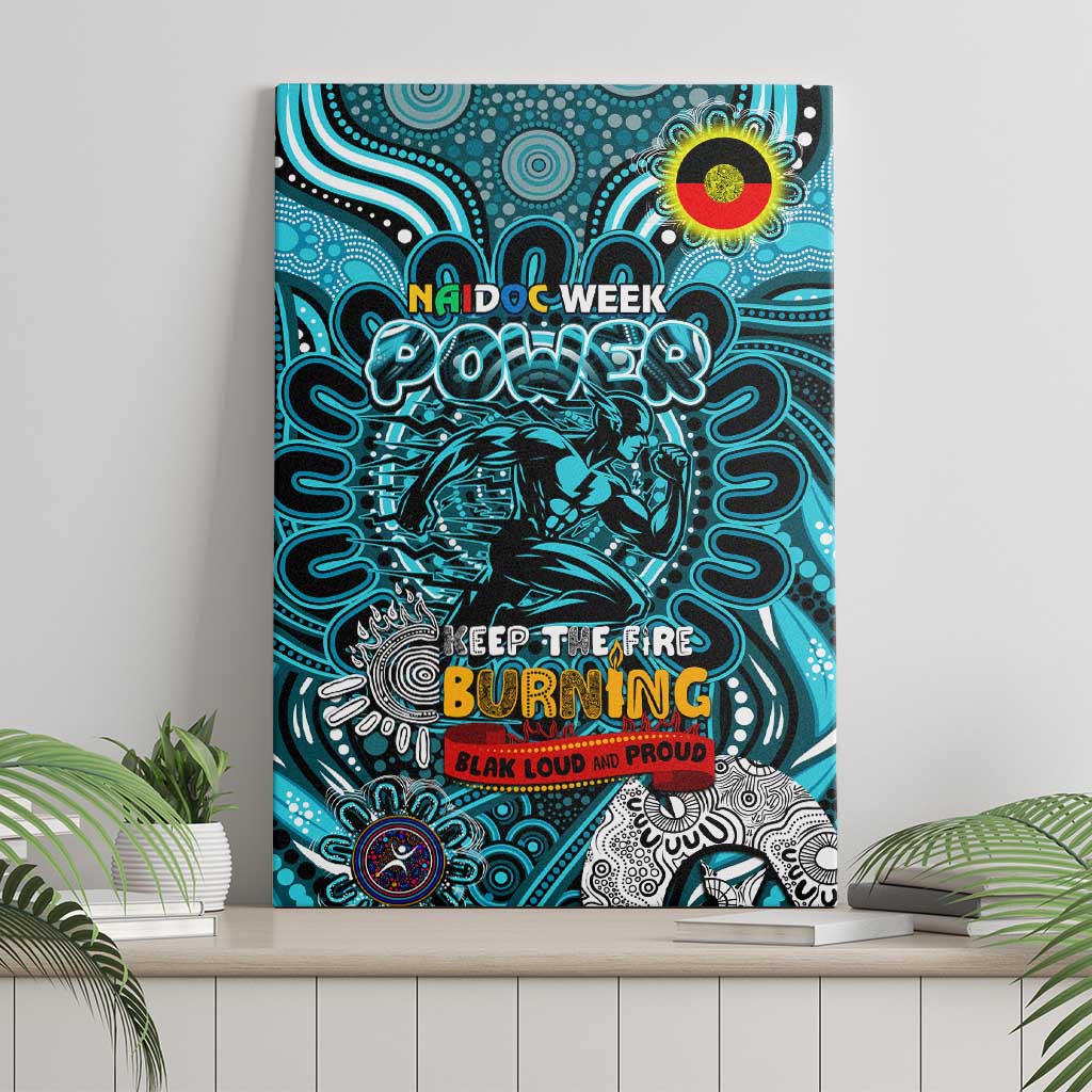 Port Adelaide Power NAIDOC Week 2024 Canvas Wall Art Mascot Football