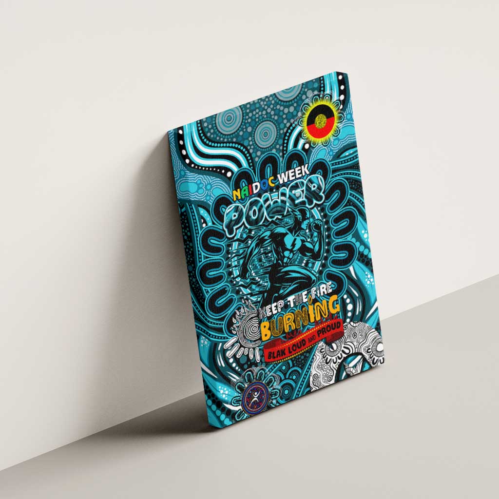Port Adelaide Power NAIDOC Week 2024 Canvas Wall Art Mascot Football