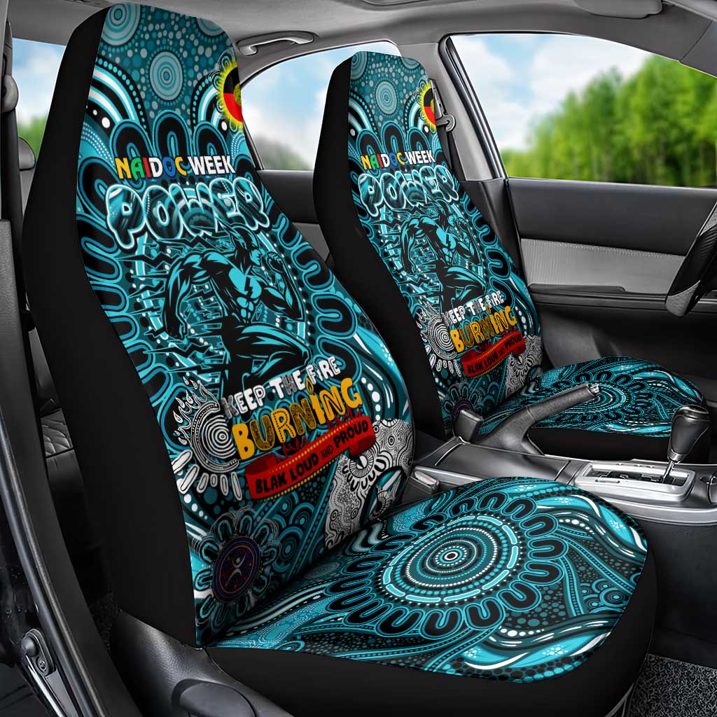 Port Adelaide Power NAIDOC Week 2024 Car Seat Cover Mascot Football