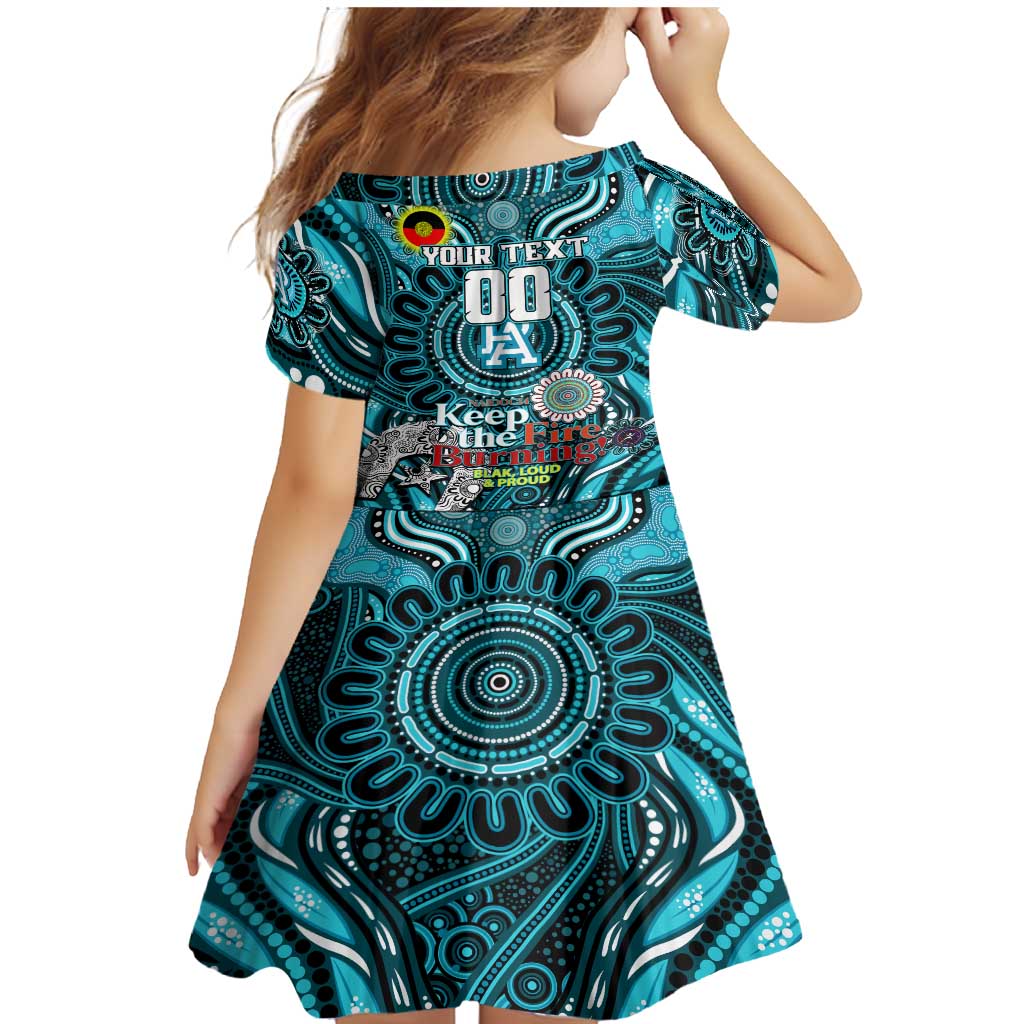 Custom Port Adelaide Power NAIDOC Week 2024 Family Matching Mermaid Dress and Hawaiian Shirt Mascot Football