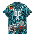 Custom Port Adelaide Power NAIDOC Week 2024 Family Matching Mermaid Dress and Hawaiian Shirt Mascot Football