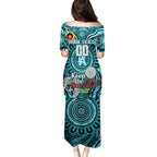 Custom Port Adelaide Power NAIDOC Week 2024 Family Matching Puletasi and Hawaiian Shirt Mascot Football