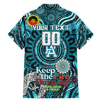 Custom Port Adelaide Power NAIDOC Week 2024 Family Matching Tank Maxi Dress and Hawaiian Shirt Mascot Football
