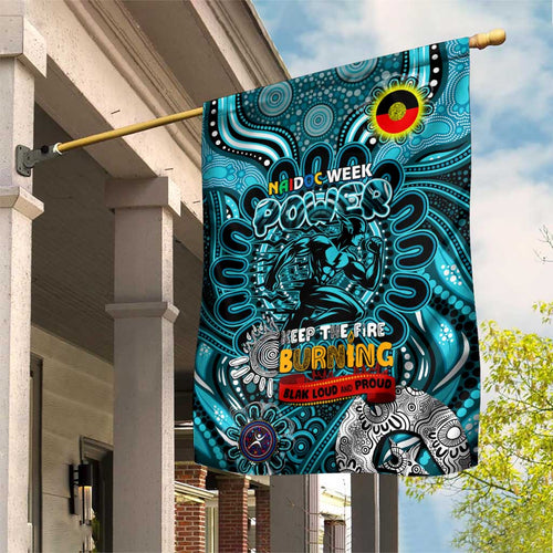 Port Adelaide Power NAIDOC Week 2024 Garden Flag Mascot Football