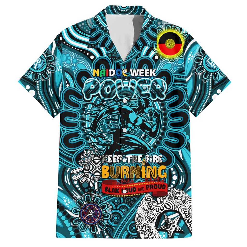 Custom Port Adelaide Power NAIDOC Week 2024 Hawaiian Shirt Mascot Football