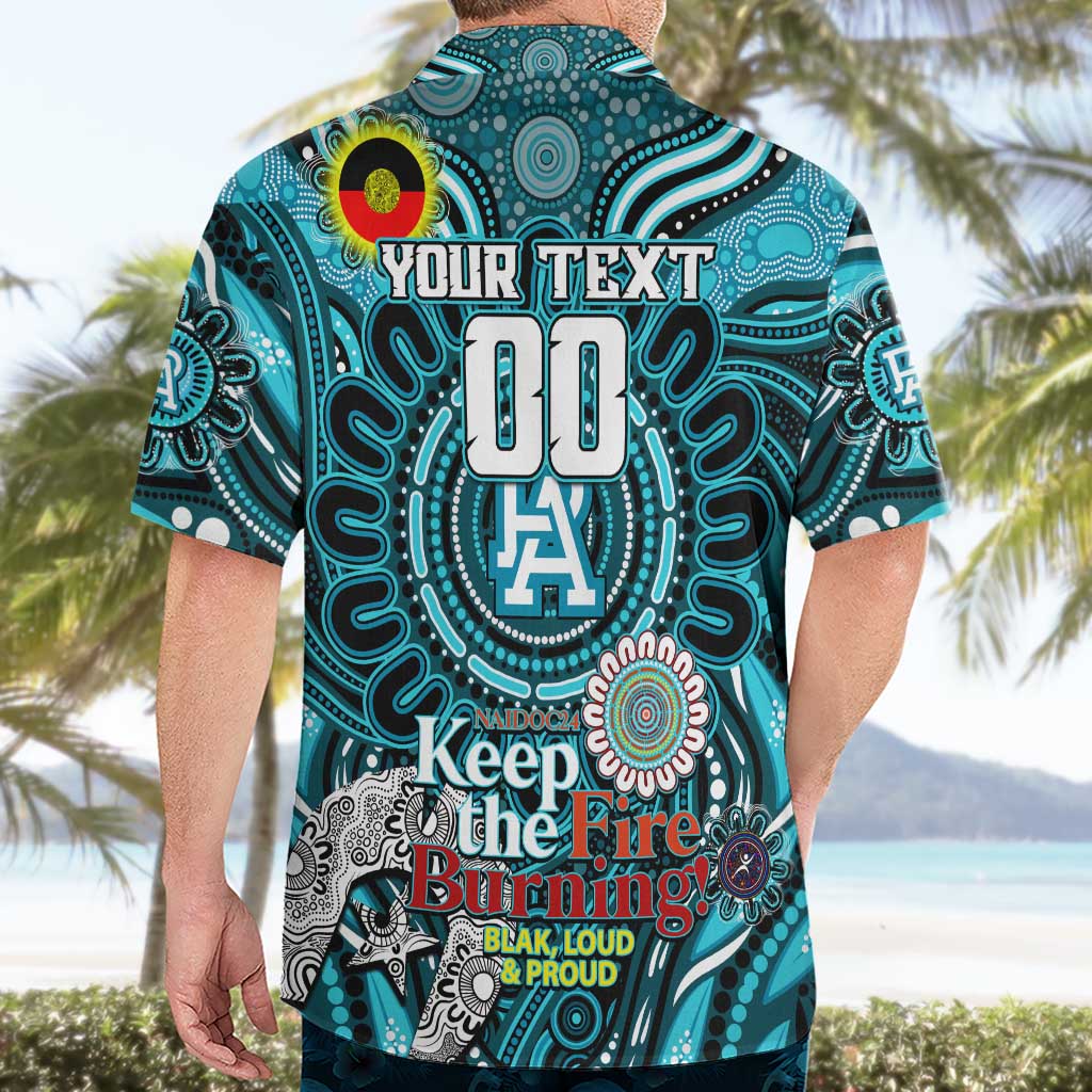 Custom Port Adelaide Power NAIDOC Week 2024 Hawaiian Shirt Mascot Football