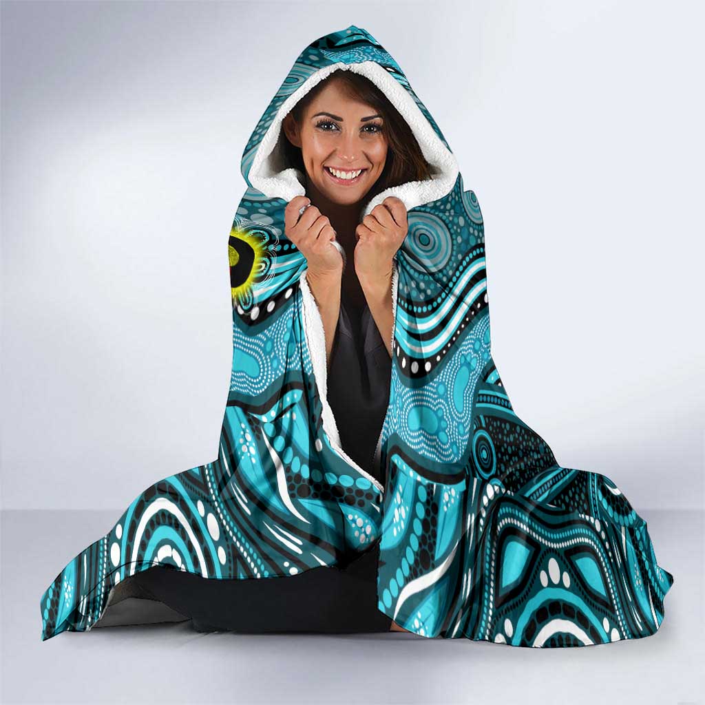 Port Adelaide Power NAIDOC Week 2024 Hooded Blanket Mascot Football
