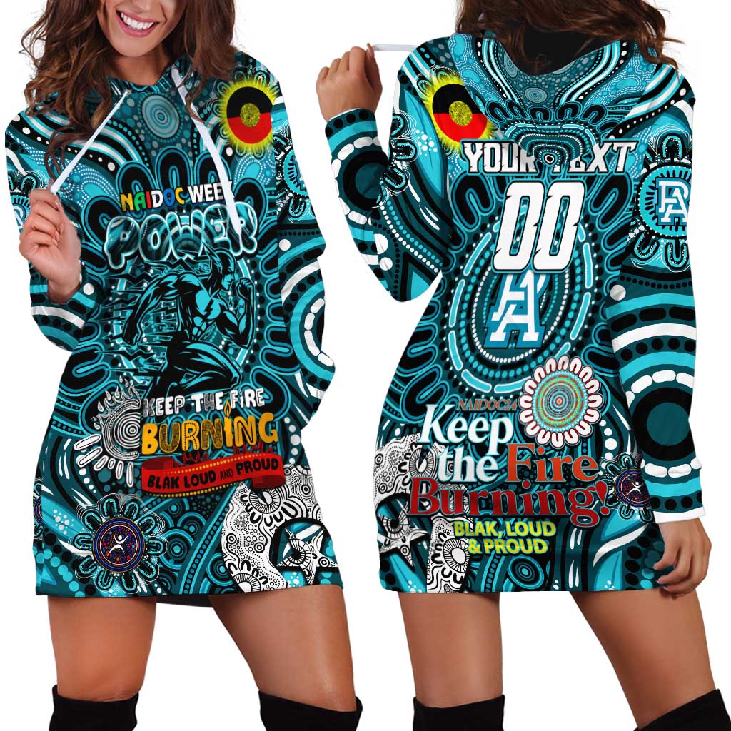 Custom Port Adelaide Power NAIDOC Week 2024 Hoodie Dress Mascot Football