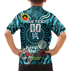 Custom Port Adelaide Power NAIDOC Week 2024 Kid Hawaiian Shirt Mascot Football