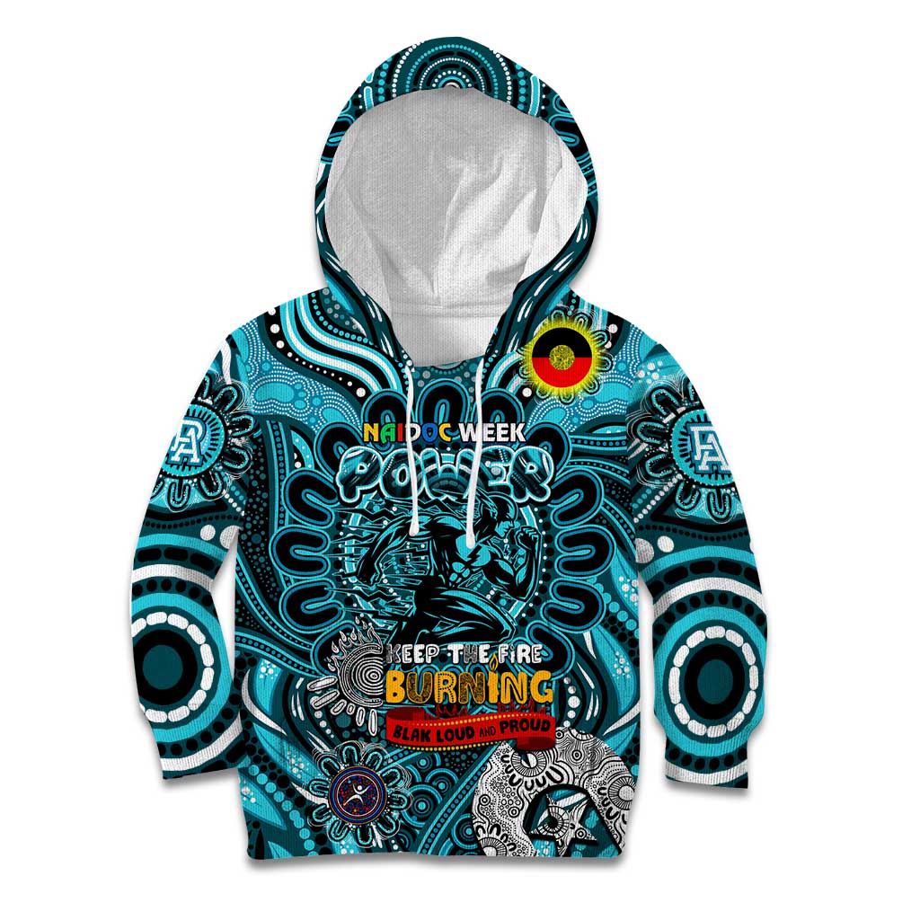 Custom Port Adelaide Power NAIDOC Week 2024 Kid Hoodie Mascot Football
